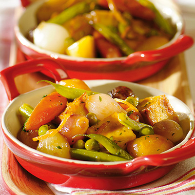 Navarin de tofu printanier 