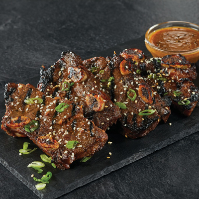 Orange Bull's Eye Guinness ® Short Ribs