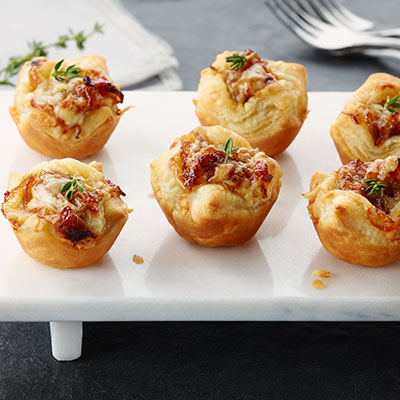 French Onions Soup Puffs