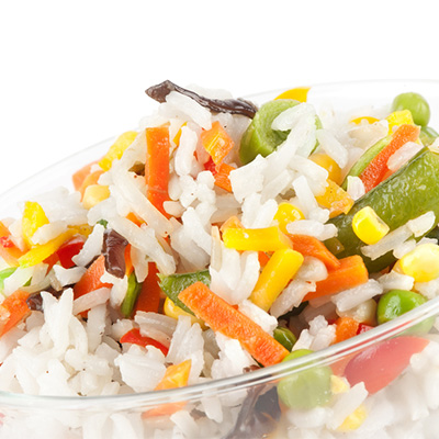 Pilaf aux légumes frais du marché