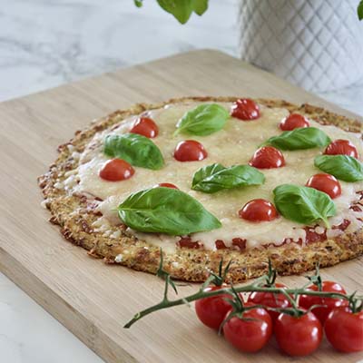 Gluten-Free Pizza with Cauliflower Crust