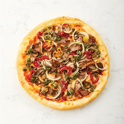 Angus Beef Chimichurri Pizza