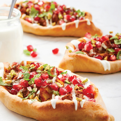 Vegetarian Turkish Pizza