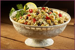 Pois chiches et riz en salade