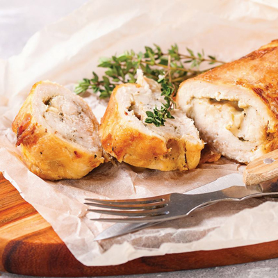 Provençal Stuffed Turkey Rolls