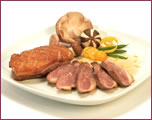 Poitrines de canard au Brandy