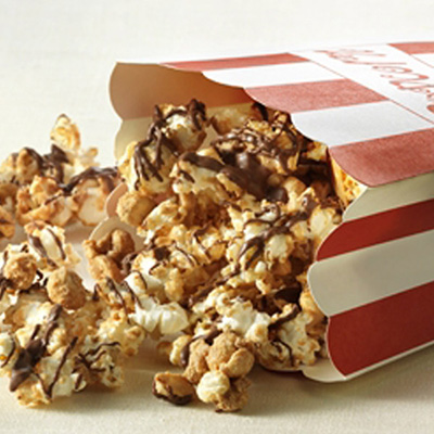 Popcorn aux pépites de chocolat et de beurre d’arachides