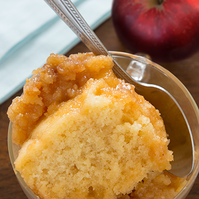 Pouding chômeur aux pommes