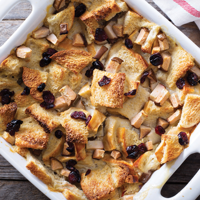 Pouding panettone au lait de poule