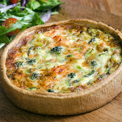 Quiche au brocoli