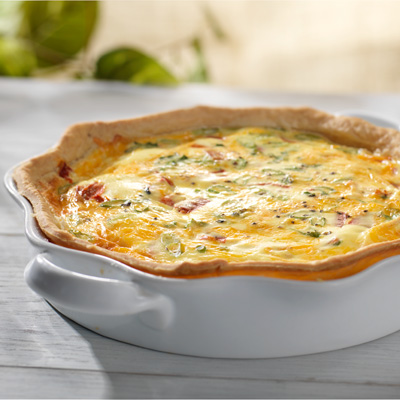 Quiche aux quatre fromagese