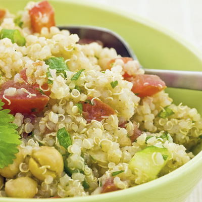 Quinoa aux légumes parfumé à la noisette