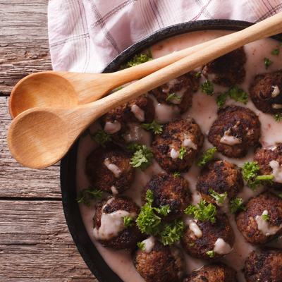 Ragoût de boulettes végétaliennes