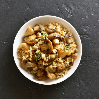 Easy Turkey and Mushroom Risotto