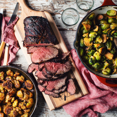 Rôti de filet mignon grillé au balsamique à l'érable