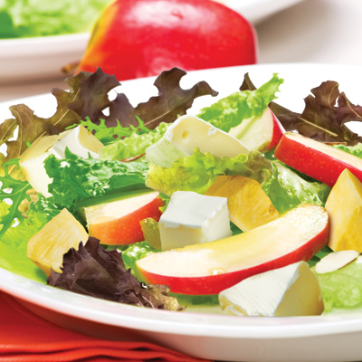 Refreshingly Salad with Triple Cream Cheese