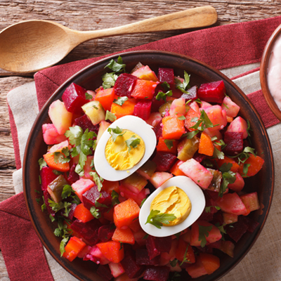 Salade de betteraves et pommes de terre