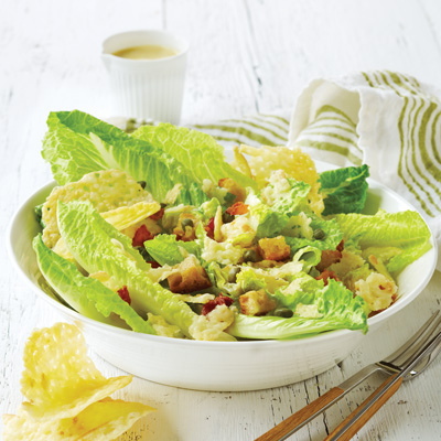 Caesar Salad and Crème Cheese