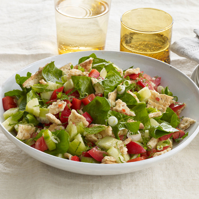 Mediterranean Bread Salad (Fattoush)