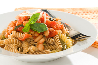 Salade de fusilli aux lentilles