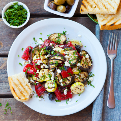 Salade de légumes grillés