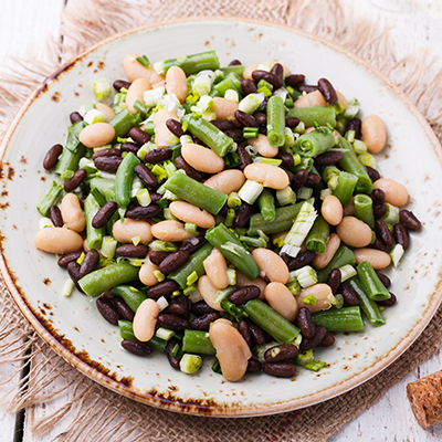 Three-Bean Salad with Sesame Dressing