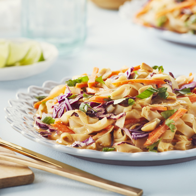 Salade de nouilles de riz à la thaï