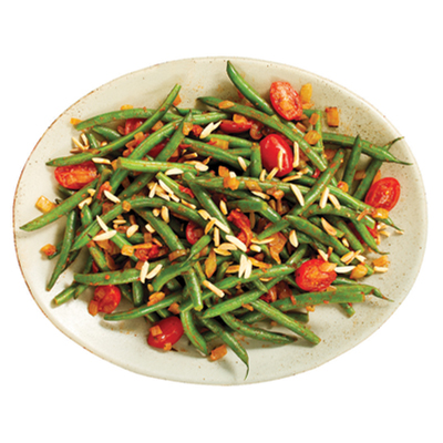 Salade tiède d'haricots verts