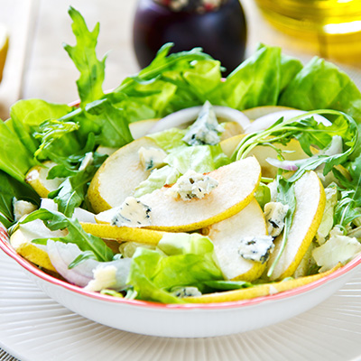 Salade de tofu aux poires et au sésame