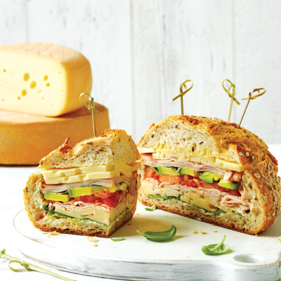 Sandwich familial au fromage