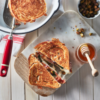 Grilled-cheese Sandwich with Première Moisson White Sourdough Loaf