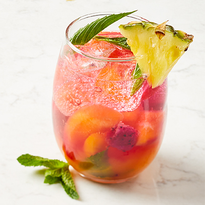 Sangria blanche tropicale