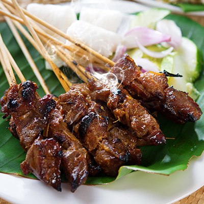 Satay de boeuf