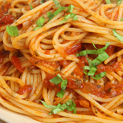 Sauce à spaghetti végétarienne