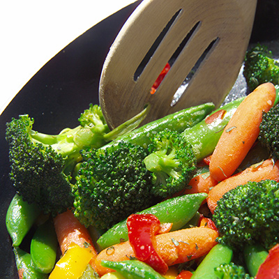 Sauté de légumes croquants