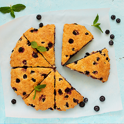 Cheesy Blueberry Scones