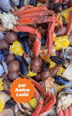 Seafood Boil de crabe des neiges