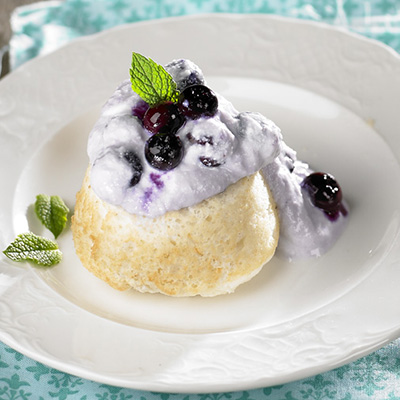 Blueberry Compote Shortcakes