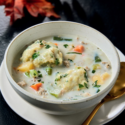 Turkey Dumpling Soup