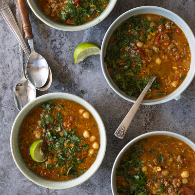 Soupe repas marocaine