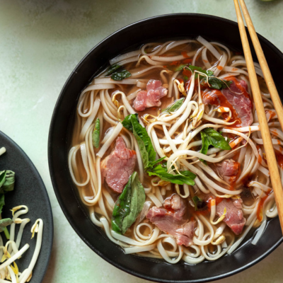 Rare Beef Pho Soup