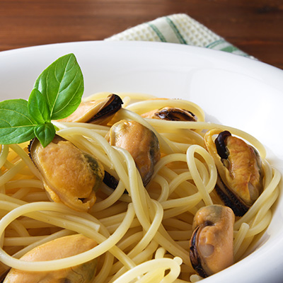 Spaghettini aux moules