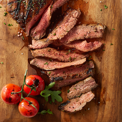 Steak grillé boilermaker