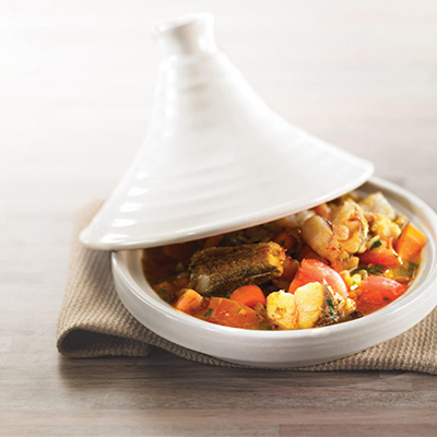 Tajine de merlan à la marocaine