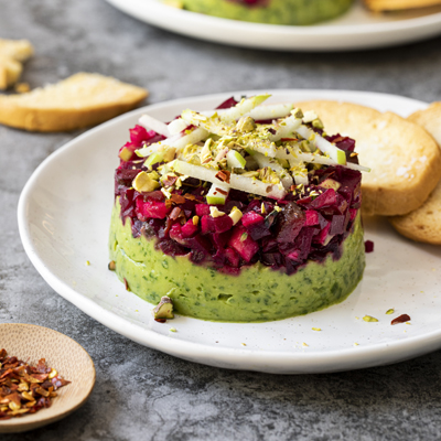 Beet and Avocado Tartare