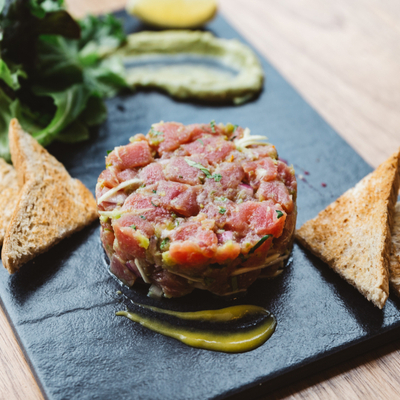 Tartare de thon relevé au wasabi