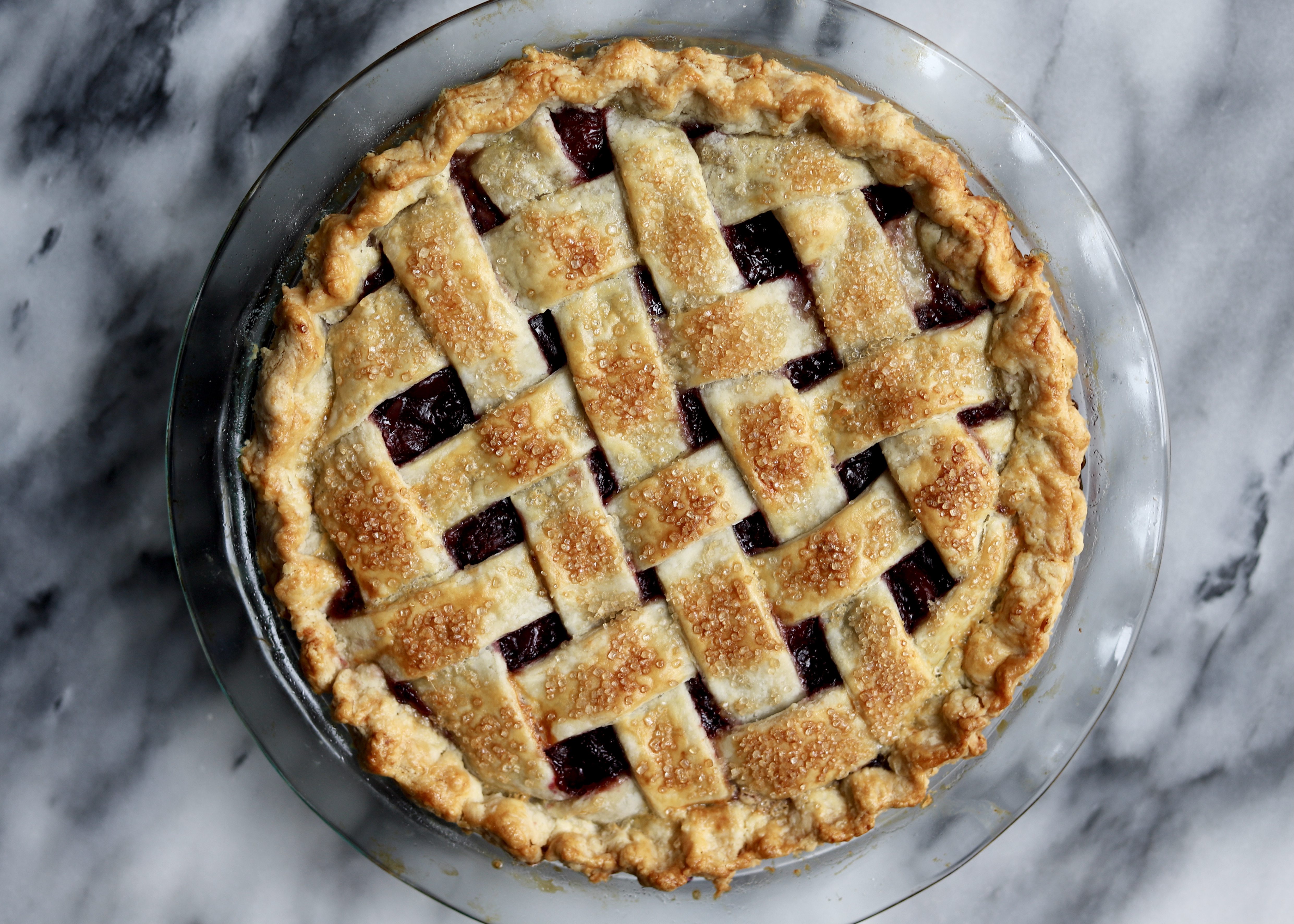 Tarte aux cerises classique