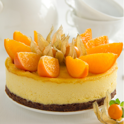 Orange Velvet Pie