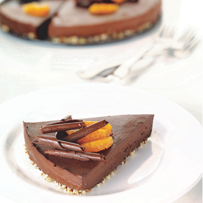 Tarte glacée au chocolat