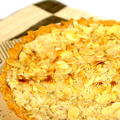 Honeyed Pear and Almond Tart